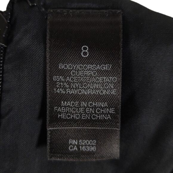 Vintage 90s Liz Claiborne Velvet Strap Formal Gown Gothic Regency Size 8 - Picture 9 of 11